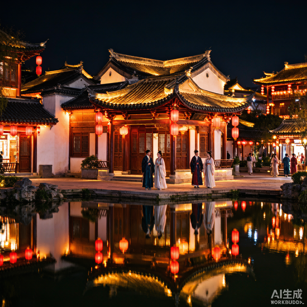洛邑古城夜景 — 汉服打卡与夜游，洛阳地陪推荐行程